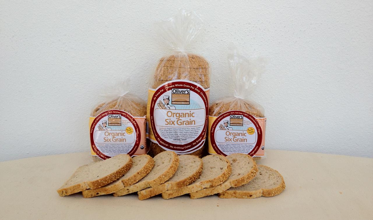 Oliver's Organic Breads Our Products